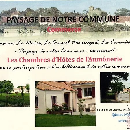 Panzió L'aumonerie La Chaize-le-Vicomte
